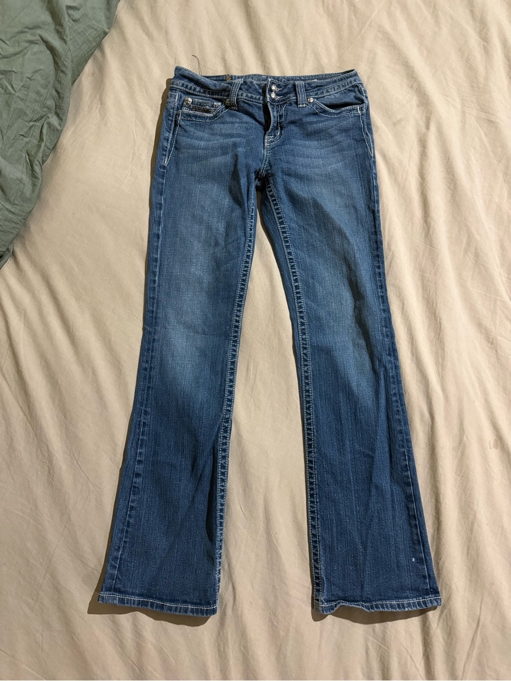 Miss Me Medium Blue Bootcut Jeans